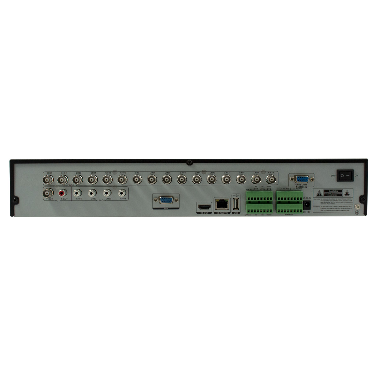 16Ch DVR, H264, BNC/VGA/HDMI output, Audio 16Ch in/1Ch out, 960H - Image 4
